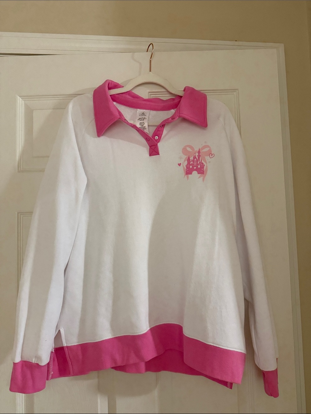 Disneyland Snap Pullover Sweatshirt - Large - Like New